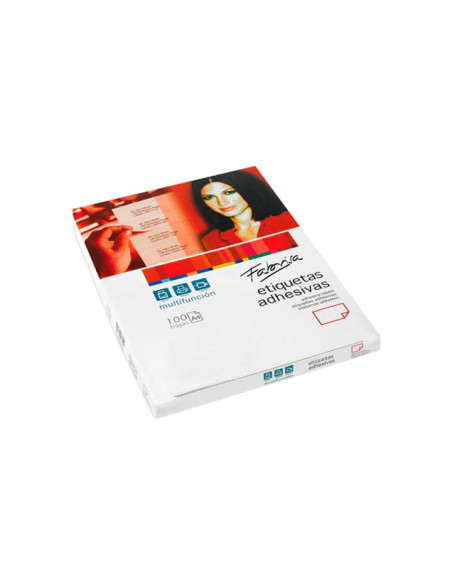 PAQUETE 4000 ETIQUETAS FABRISA CANTOS RECTOS 100H A4 525 x 297 mm