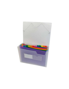CARPETA CLASIFICADORA GRAFOPLAS CON FUELLE MULTICOLORS