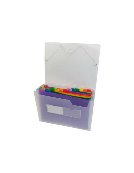 CARPETA CLASIFICADORA GRAFOPLAS CON FUELLE MULTICOLORS
