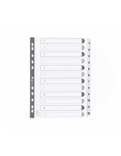 SEPARADORES EXACOMPTA DE CARTULINA 1-12 POSICIONES