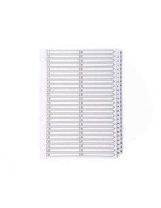 SEPARADORES EXACOMPTA DE CARTULINA 1-50 POSICIONES