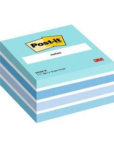 CUBO 450h NOTAS POST-IT REPOSICIONABLES 76x76mm AZUL PASTEL 2