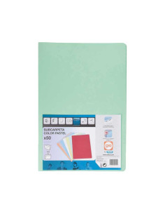 PACK 50 SUBCARPETAS ELBA F PASTEL 180gr