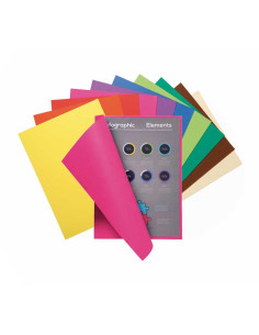 PACK 100 SUBCARPETAS EXACOMPTA FLASH 80 SURTIDAS