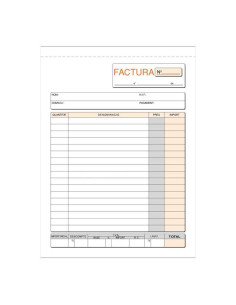 TALONARIO LOAN FACTURAS 4 SIN COPIA CATALÁN