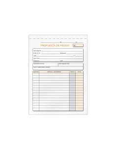 TALONARIO LOAN PEDIDOS 4 DUPLICADO AUTOCOPIA CASTELLANO