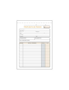 TALONARIO LOAN PEDIDOS 4 TRIPLE AUTOCOPIA CASTELLANO