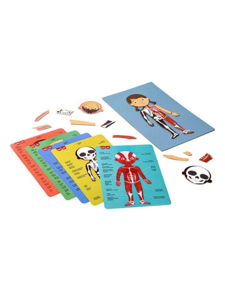 JUEGO MAGNETICO APLI CUERPO HUMANO 63 PIEZAS