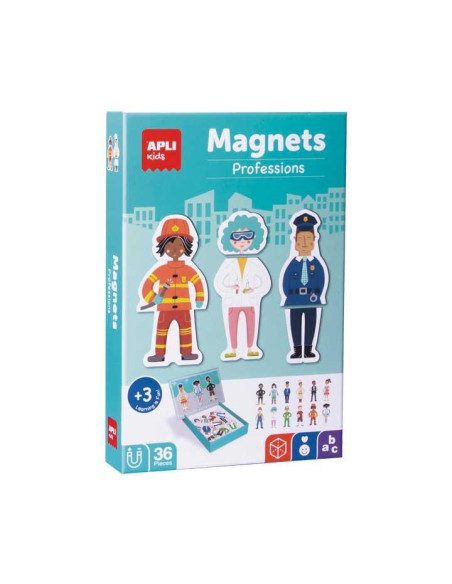 JUEGO MAGNETICO APLI PROFESIONES 36 PIEZAS