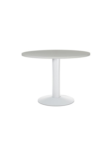 MESA DE REUNIÓN CIRCULAR ROCADA MEETING ESTRUCTURA BLANCA