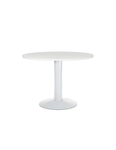 MESA DE REUNIÓN CIRCULAR ROCADA MEETING ESTRUCTURA BLANCA