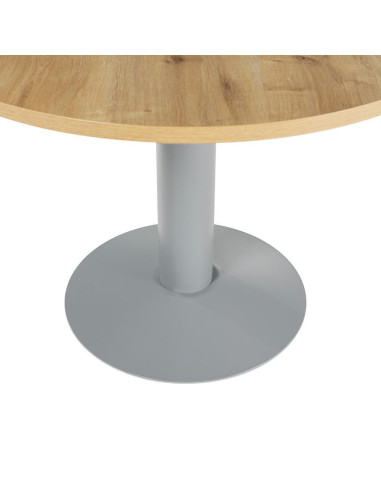 MESA DE REUNIÓN CIRCULAR ROCADA MEETING ESTRUCTURA ANTRACITA