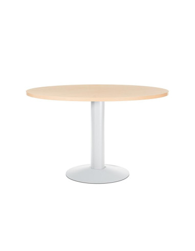 MESA DE REUNIÓN CIRCULAR ROCADA MEETING ESTRUCTURA BLANCA