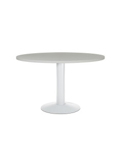 MESA DE REUNIÓN CIRCULAR ROCADA MEETING ESTRUCTURA BLANCA