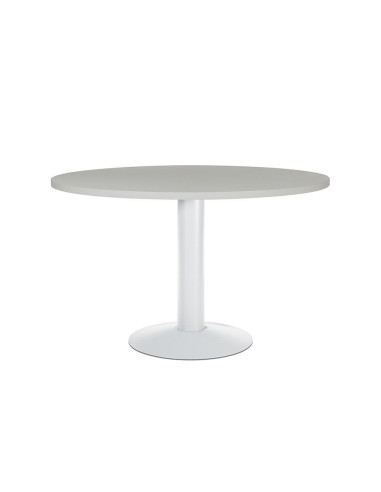 MESA DE REUNIÓN CIRCULAR ROCADA MEETING ESTRUCTURA BLANCA