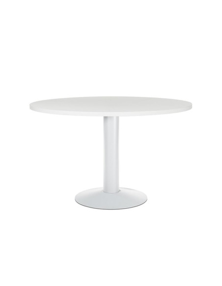 MESA DE REUNIÓN CIRCULAR ROCADA MEETING ESTRUCTURA BLANCA