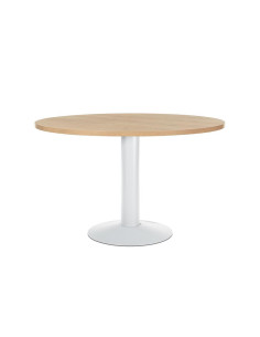 MESA DE REUNIÓN CIRCULAR ROCADA MEETING ESTRUCTURA BLANCA