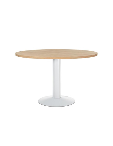 MESA DE REUNIÓN CIRCULAR ROCADA MEETING ESTRUCTURA BLANCA