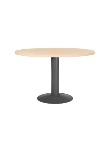 MESA DE REUNIÓN CIRCULAR ROCADA MEETING ESTRUCTURA ANTRACITA