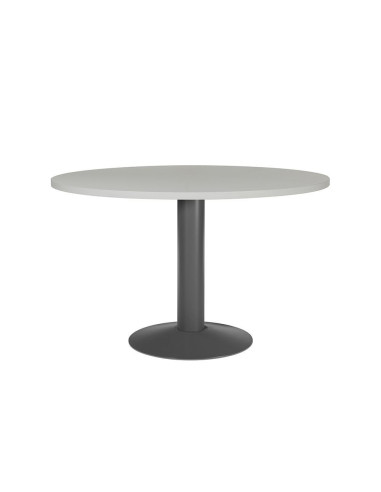 MESA DE REUNIÓN CIRCULAR ROCADA MEETING ESTRUCTURA ANTRACITA