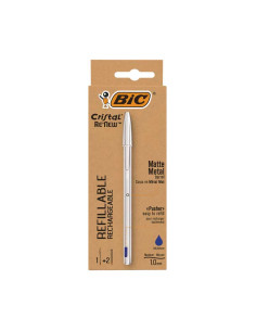 PACK BOLIGRAFO BIC CRISTAL RE`NEW  2 RECAMBIOS