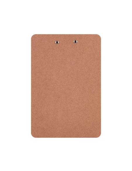 CARPETA con PINZA PORTABLOCS APLI MADERA A5 NORDIK ROSA