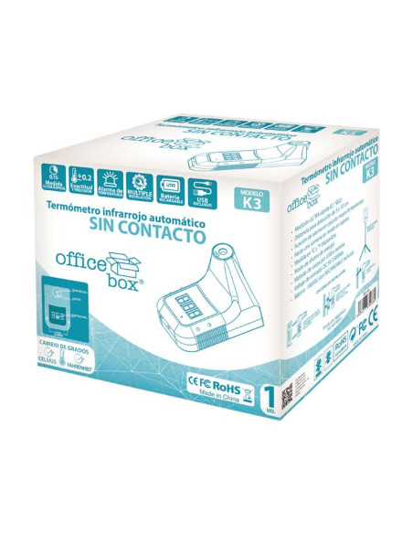 TERMÓMETRO INFRARROJOS OFFICE BOX K3