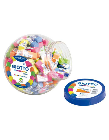 EXPOSITOR TARRO 120 GOMAS GIOTTO GOMMA FLUO