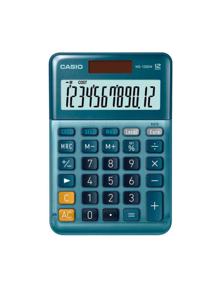 CALCULADORA DE SOBREMESA CASIO MS-120 EM