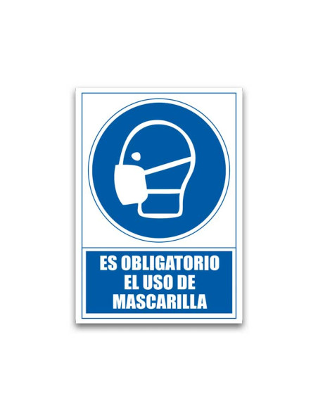 PLACA ARCHIVO 2000 OBLIGATORIO EL USO DE MASCARILLA