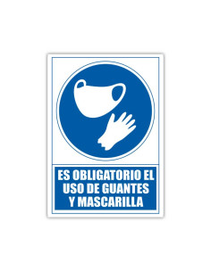 PLACA ARCHIVO 2000 OBLIGATORIO EL USO DE GUANTES Y MASCARILLA