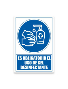 PLACA ARCHIVO 2000 OBLIGATORIO EL USO DE GEL DESINFECTANTE
