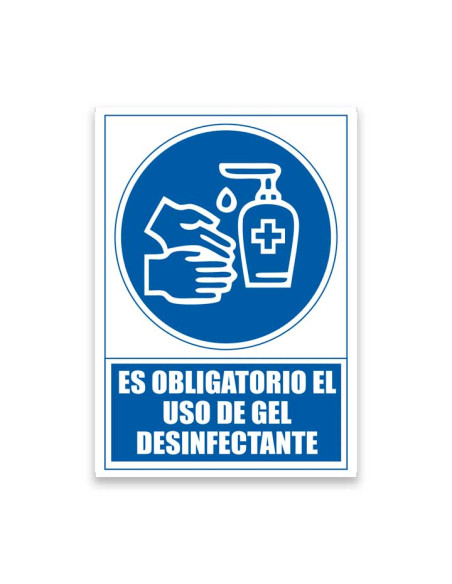 PLACA ARCHIVO 2000 OBLIGATORIO EL USO DE GEL DESINFECTANTE