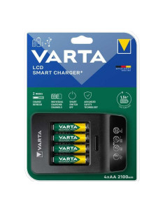 CARGADOR 4 PILAS VARTA SMART CHARGER