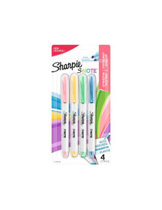 ESTUCHE 4 ROTULADORES SHARPIE S-NOTE