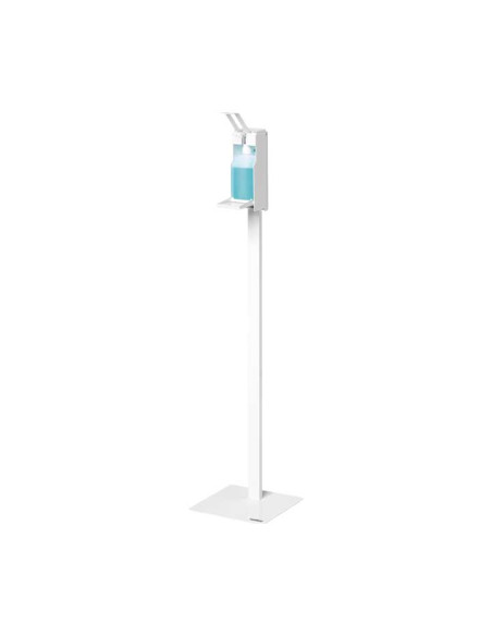 DISPENSADOR DE GEL DESINFECTANTE DURABLE DE SUELO
