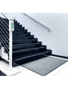 DISPENSADOR DE GEL DESINFECTANTE DURABLE DE SUELO 2