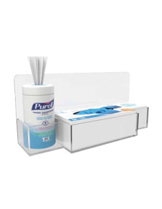 SOPORTE DEFLECTO PARA GEL Y GUANTES GRANDE