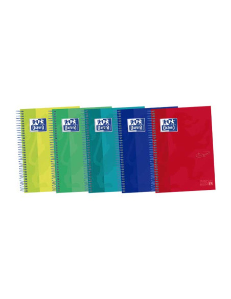 CUADERNO OXFORD EUROPEANBOOK 4 TOUCH A5 120h COLORES VIVOS