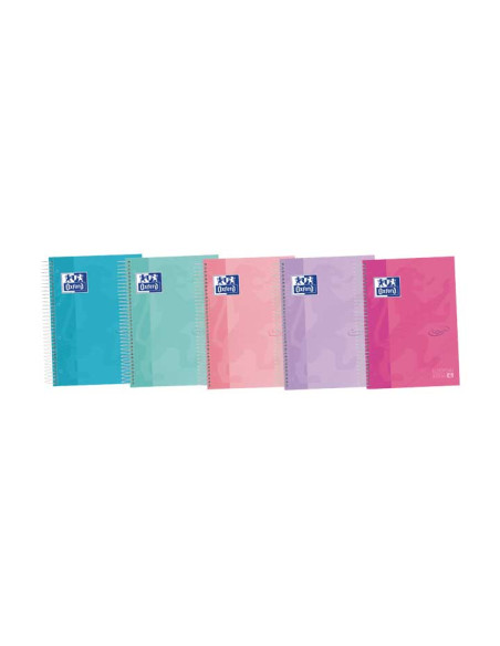 CUADERNO OXFORD EUROPEANBOOK 4 TOUCH A5 120h COLORES PASTEL