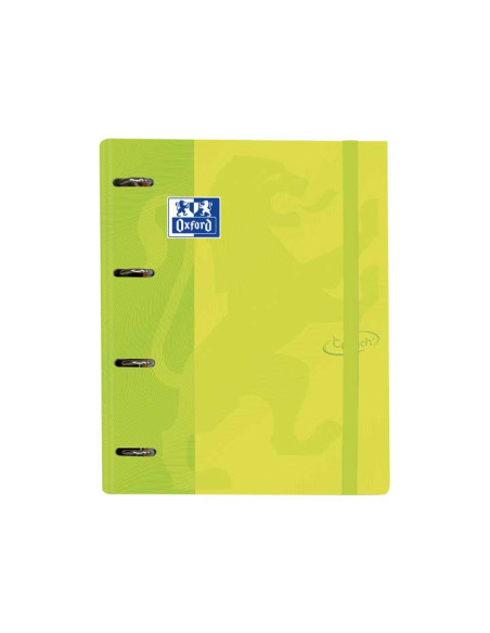 CARPEBLOC OXFORD SCHOOL EUROPEANBINDER TOUCH A4 4 anMIXTAS 35mm con RECAMBIO 100 hj CUADRIC5x5 LIMA