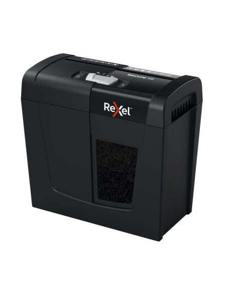DESTRUCTORA REXEL SECURE X6 NEGRO 6h PARTIC Nvseg4 - particula 4x40mm dep10L