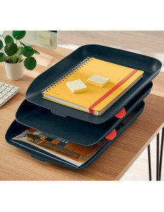 SET 3 BANDEJAS SOBREMESA LEITZ COSY 2