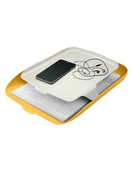 BANDEJA SOBREMESA LEITZ COSY CON ORGANIZADOR
