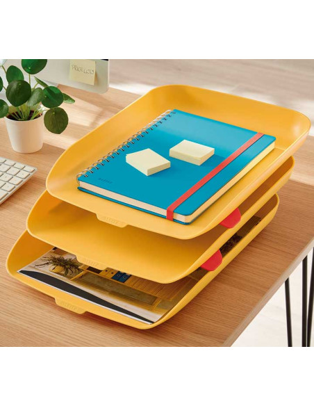 BANDEJA SOBREMESA LEITZ COSY CON ORGANIZADOR