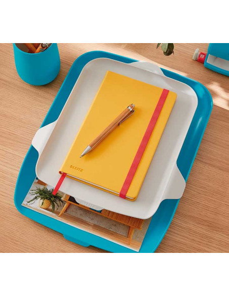 BANDEJA SOBREMESA LEITZ COSY CON ORGANIZADOR