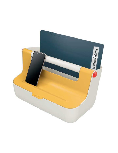 LEITZ CAJA DE ALMACENAMIENTO PORTÁTIL COSY CASA ABS AMARILLO