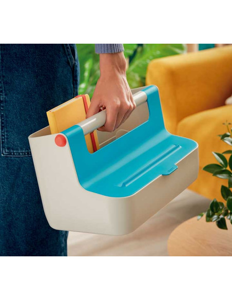 LEITZ CAJA DE ALMACENAMIENTO PORTÁTIL COSY CASA ABS AZUL