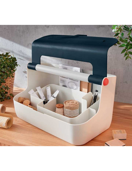 LEITZ CAJA DE ALMACENAMIENTO PORTÁTIL COSY CASA ABS GRIS