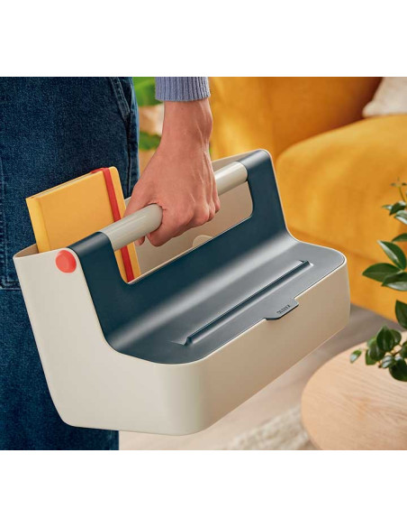 LEITZ CAJA DE ALMACENAMIENTO PORTÁTIL COSY CASA ABS GRIS